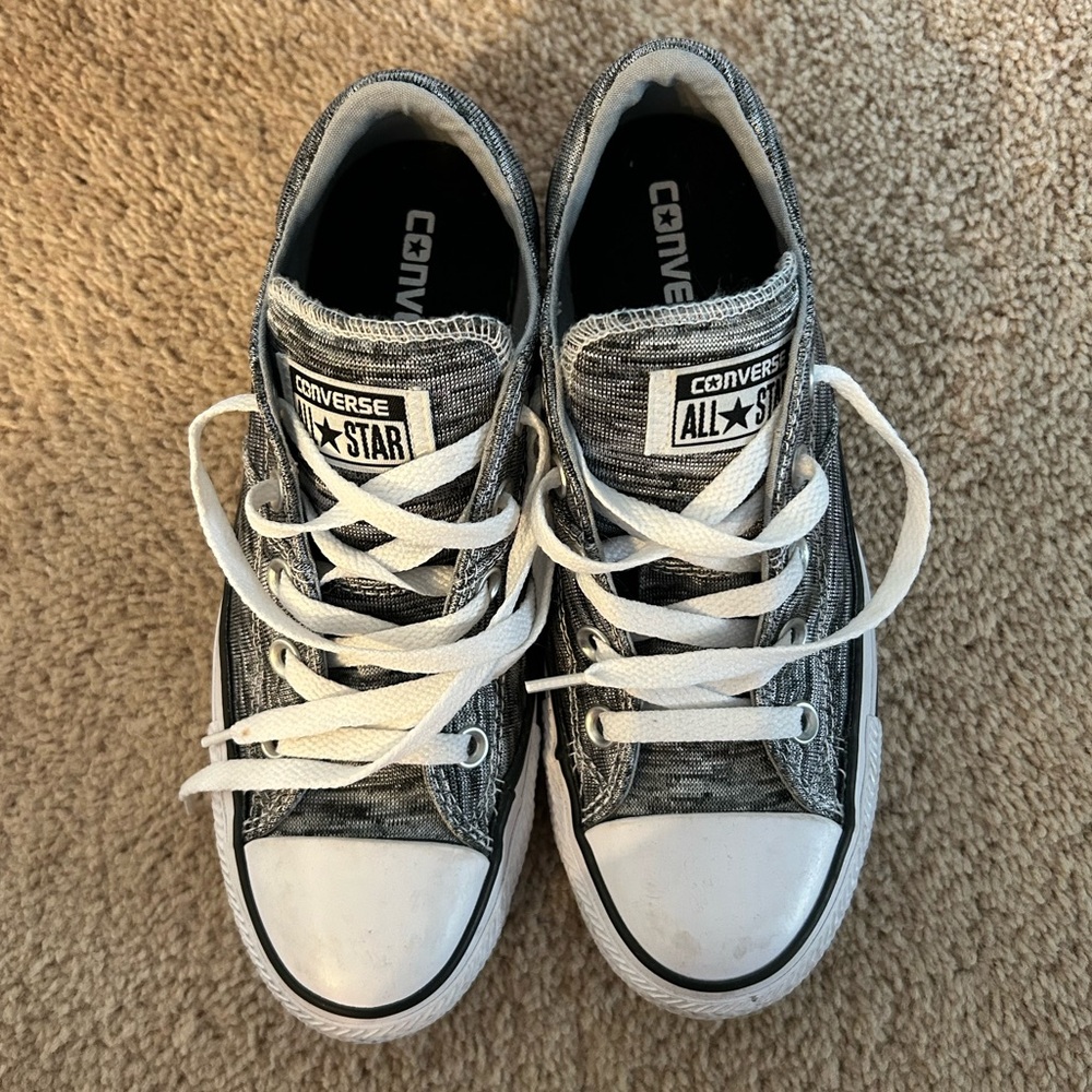 Converse Black and White All Star Sneakers